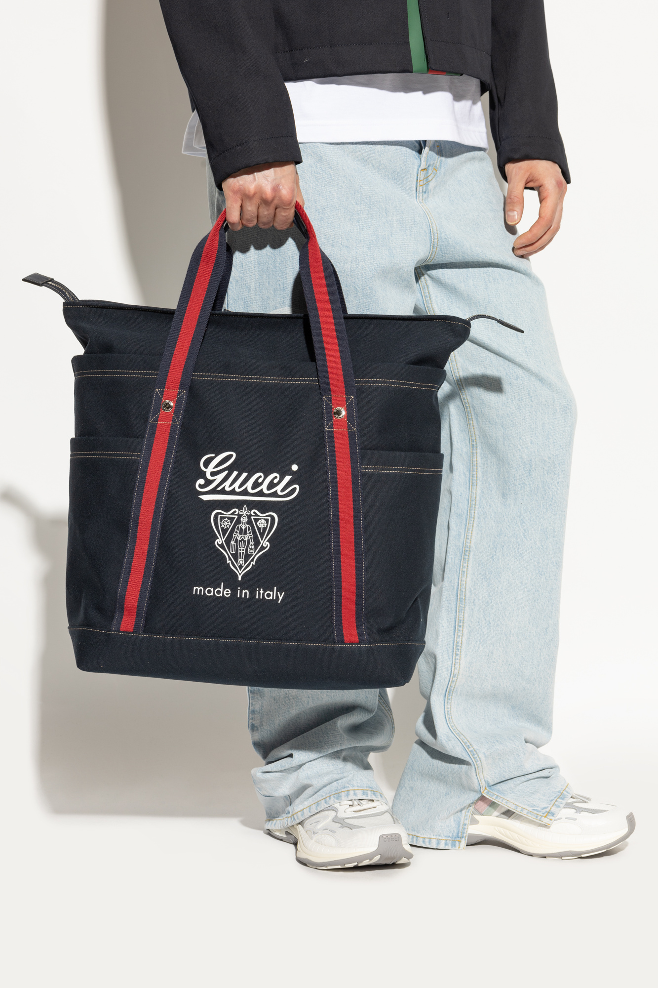 Navy blue shopper type bag Gucci - Vitkac PR
